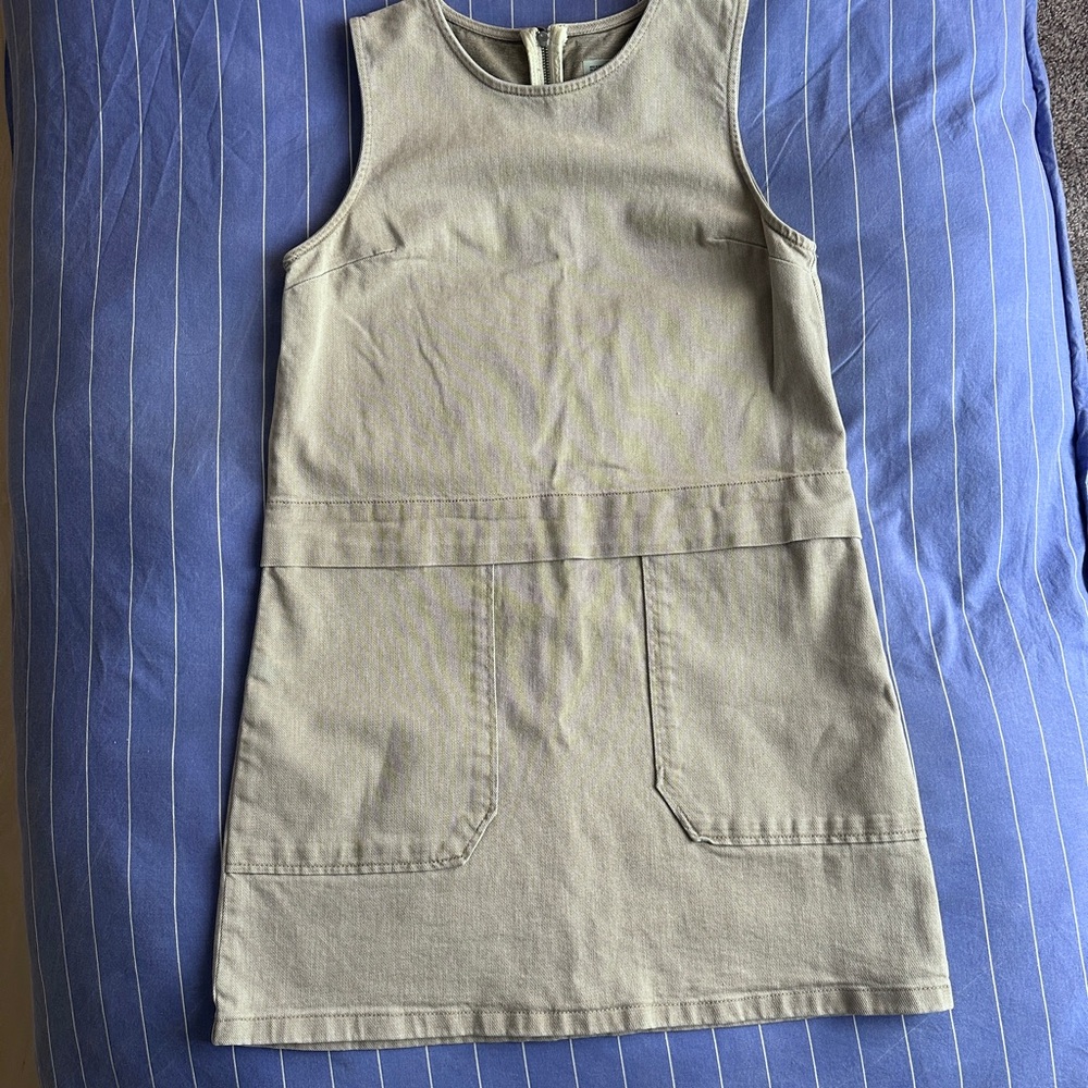 Topshop canvas shift dress